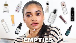 EMPTIES: All the products I've finished! (& all of my thoughts)