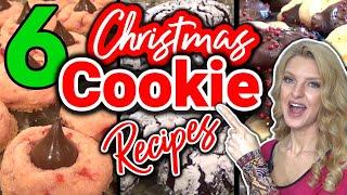 6 Amazing CHRISTMAS COOKIE RECIPES you MUST TRY! | Easy COOKIES for CHRISTMAS!