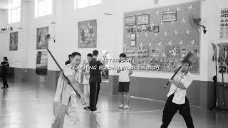 Shaolin Kung Fu Training at Kunyu Mountain Martial Arts Academy in China Mountains.