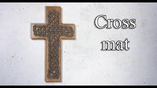 Cross mat- wall hanging