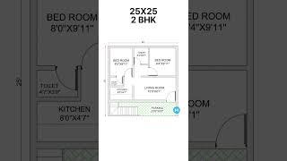 25X25 home plan design