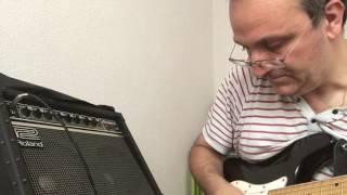 Demo of a Roland Jazz Chorus 55 guitar amplifier