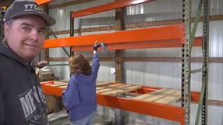 Cheap Storage!  Pole Barn Pallet Racking