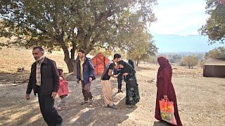 The arrival of Yusuf's sister and meeting them in the mountains