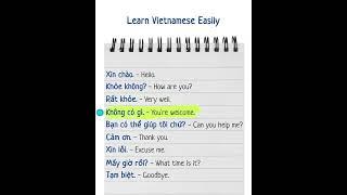 Learn Vietnamese easily