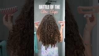 Comparing Claw Clips on Curly Hair ️ 