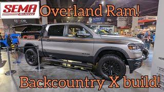 Ram 1500 Backcountry X overland build! SEMA SHOW 2022