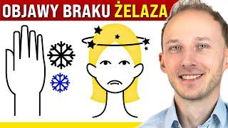 9 oznak, że Twój organizm domaga się żelaza! Niedobór żelaza: objawy | dr Bartek KRÓCEJ