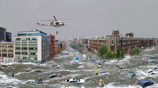 Chaos in South Africa! Massive floods hit Durban! Cars submerged, People trapped!