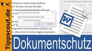 Word: Schreibschutz für Dokument aktivieren