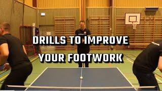 Short Episode. Effective Drills to Improve your Footwork in Table Tennis | Footwork Tutorial