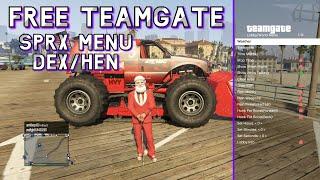  [GTA V/1.28] FREE SPRX MOD MENU TEAMGATE + FREE DOWNLOAD DEX/HEN