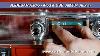 Custom Autosound Slidebar Radios & The System Hidden Subwoofer Video