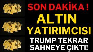 Son Dakika! Trump Avrupa'ya Salladı! Altın Ve Piyasa Hararetlendi, Borsa Dolar