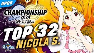 TOP 32 PUDDING | NICOLA S. | CHAMPIONSHIP FINALS PARIS 2024 | OP08 | ONE PIECE CARD GAME