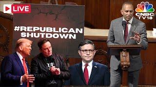 LIVE: US House Rejects Trump-Backed Plan on U.S. Government Shutdown | House GOP | Republicans |N18G