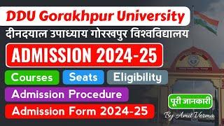 DDU Admission 2024-25 | Available Courses, Seats, Eligibility, Admission Procedure, Form