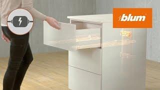 SERVO-DRIVE for MOVENTO: electrical opening support system for runner system | Blum