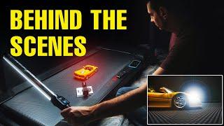 Filming a FERRARI Toy Car on Treadmill | Cinematic Commercial Behind the Scenes