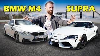 გერმანელი იაპონელი Supra სუფთა სისხლის BMW M4-ის წინააღმდეგ