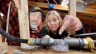 Finding and Repairing Gas Leaks Before our House Burns Down - DIY Home Building