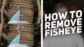 Remove FISHEYE Distortion in 20 Seconds - Tutorial