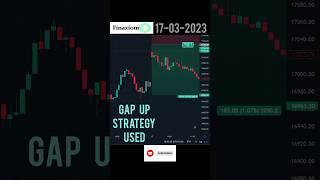 Gap up strategy used #stockmarket #sharemarket #nifty #banknifty #youtubeshorts #ytshorts