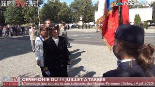 Cérémonie du 14-Juillet à Tarbes (14 juillet 2020) | La Télé de Tarbes