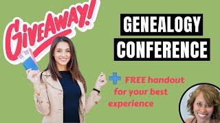 Win A Ticket to a Genealogy Conference (PLUS a FREE Handout = Better Rootstech Experience)