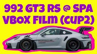 Porsche 992 GT3 RS @ Spa – 2:34.91 min Racelogic VBOX, Master GT3 RS, Cup2 Tires