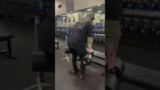 Heavyweights for stiff leg deadlifts: Hamstrings and Glutes