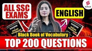 Black Book of English Vocabulary | Top 200 Questions | SSC Black Book Vocabulary by Ananya Mam