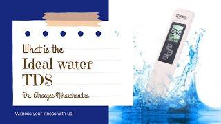 How to check TDS in drinking water at home | ideal TDS in drinking water | Arogya physiotips