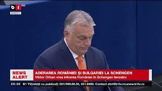 ADERARAREA ROMÂNIEI ȘI BULGARIEI LA SCHENGEN.  Știri B1TV_9 oct. 2024