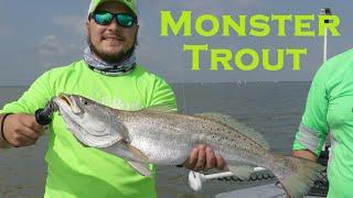 Monster Trout w/ Galveston Guide Capt. Mike Meza!