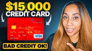 $15,000 Credit Line With No Hard Inquiry Approval! Bad Credit OK 