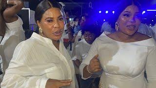 FAITHIA BALOGUN MAKE CROWD STARE IN AWE WITH HER RARE DANCE STEPS AT K1 DE ULTIMATE NEW YEAR FEST5.0