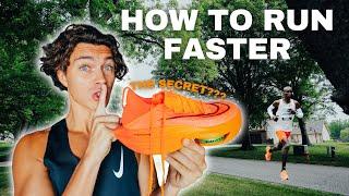 THE SECRET TO RUNNING FASTER FOR LONGER