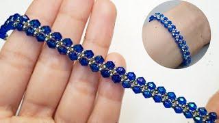 How To Make A Bracelet//Beads Jewelry Making Easy Tutorial/Seed beads