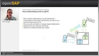 Authentication and permissions in gCTS - W2U2 - DevOps for ABAP with gCTS in SAP S/4HANA