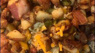 Timelapse of Country Breakfast Skillet  inspired by Smokin’ n Grillin’ wit AB!