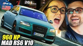 INSANE 960hp AUDI RS6 V10! // Nürburgring