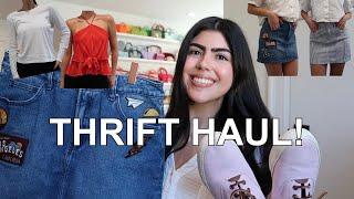 Thrift Store Try-On Haul | Thrifting Fall Fashion & Good Finds! | Gabriella Mortola