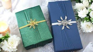 WRAPPING PRESENTS | SIMPLY BEAUTIFUL GIFT BOX WRAPPING IDEAS FOR CHRISTMAS | I.Sasaki Original