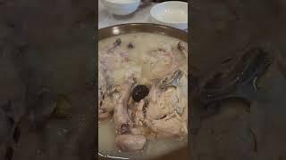 누룽지백숙~ 뼈가쏙쏙빠지네ㅋ 자꾸생각나 #맛집#맛집공유 #먹방 #백숙#장수촌