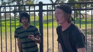 GAME OF SKATE ON THE STAIRS WITH JEFF DECHESARE