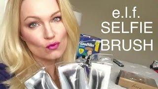 FIRST IMPRESSION & REVIEW | NEW e.l.f. SELFIE READY FOUNDATION BRUSH!