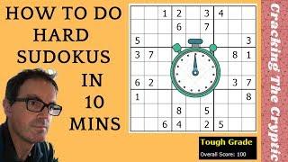 How To Do Hard Sudokus In 10 Minutes