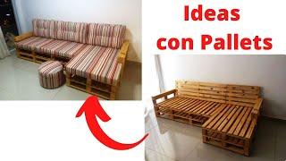 Muebles de Pallets e Ideas con Palets para Decorar