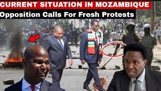 BreakingMozambique leaders Daniel Chapo & Nyusi under fire after Opposition Calls For Fresh Protest